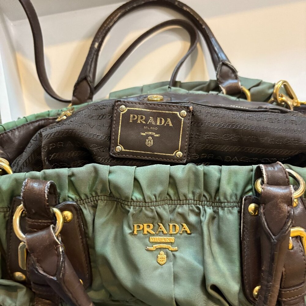 Prada Tessuto Nylon Gaufre Satchel Bag